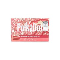Red Velvet Chocolate Bar - Polkadot Mushroom Chocolate Bar