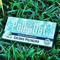 Polkadot Creamy Pistachio - Polkadot Mushroom Chocolate Bar