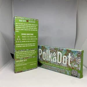 PolkaDot Mint Chocolate - Polkadot Mushroom Chocolate Bar PolkaDot Mint Chocolate - Polkadot Mushroom Chocolate Bar