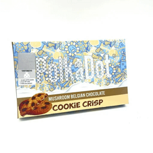 Cookie Crisp Chocolate - Polkadot Mushroom Chocolate Bar