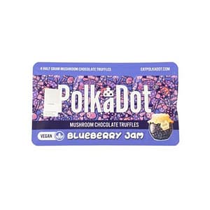 Polkadot Blueberry Jam Truffles