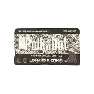 Cookies and Cream Truffle - Polkadot Mushroom Chocolate Bar
