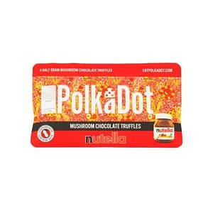Polkadot Nutella Truffles - Polkadot Mushroom Chocolate Bar