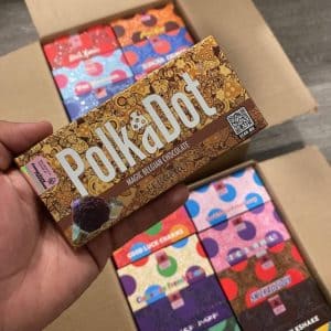 Polkadot Ferrero Rocher - Polkadot Mushroom Chocolate Bar