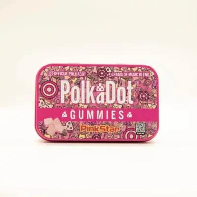 Polkadot Pink Star Gummies -Polkadot Mushroom Chocolate Bar Polkadot Pink Star Gummies -Polkadot Mushroom Chocolate Bar